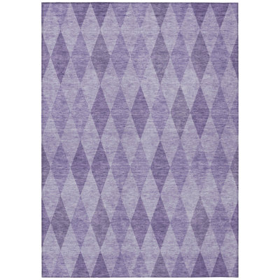 Clintonville Washable Geometric Indoor / Outdoor Rug