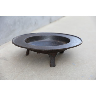 Round Iron Wood Burning Fire Pit