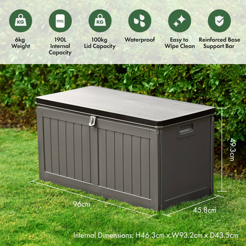 VonHaus 190L Storage Boxes