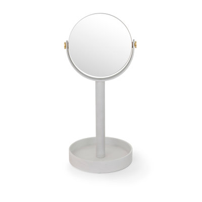 Round Oak Mirror