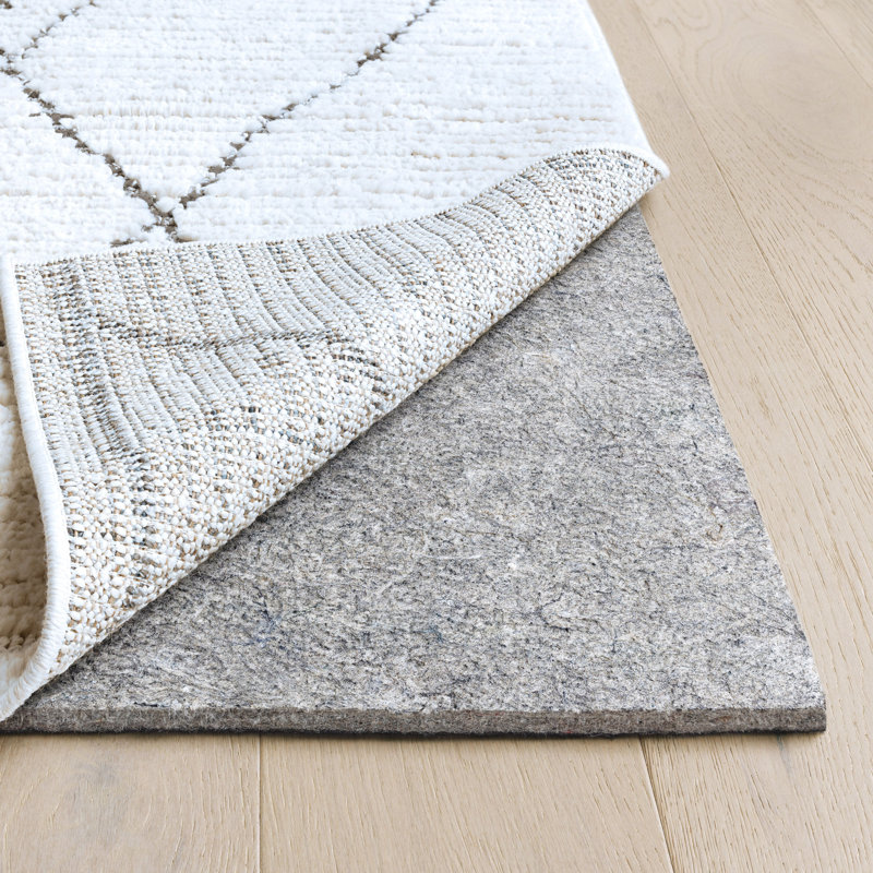 Classic Non-Slip Felt & Rubber Rug Pad, Rectangle 6'7" x 9', 0.25"