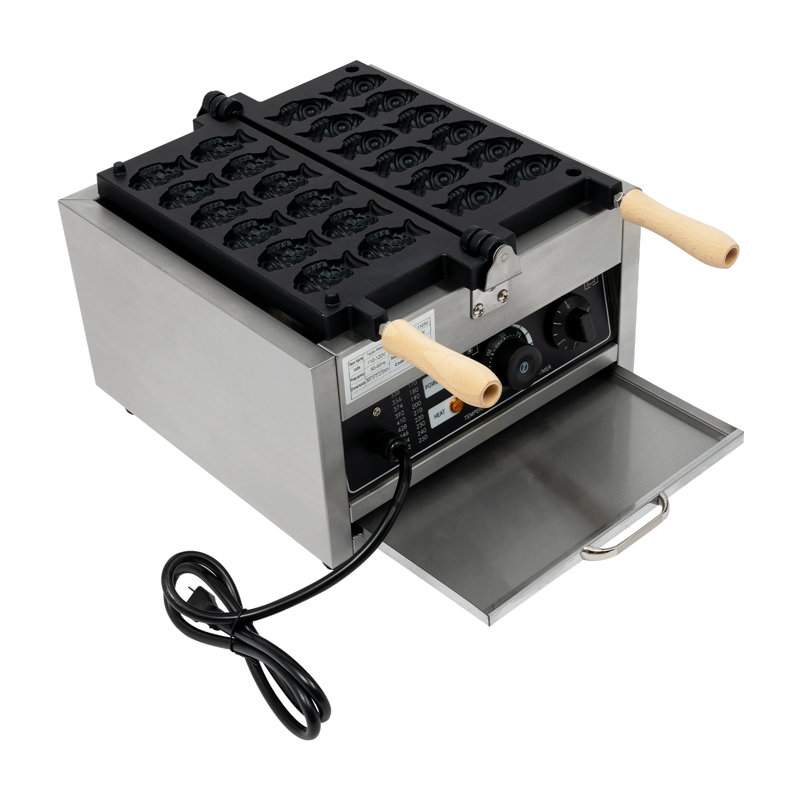 SUNYOU Mini Fish-Shaped Waffle Making Machine