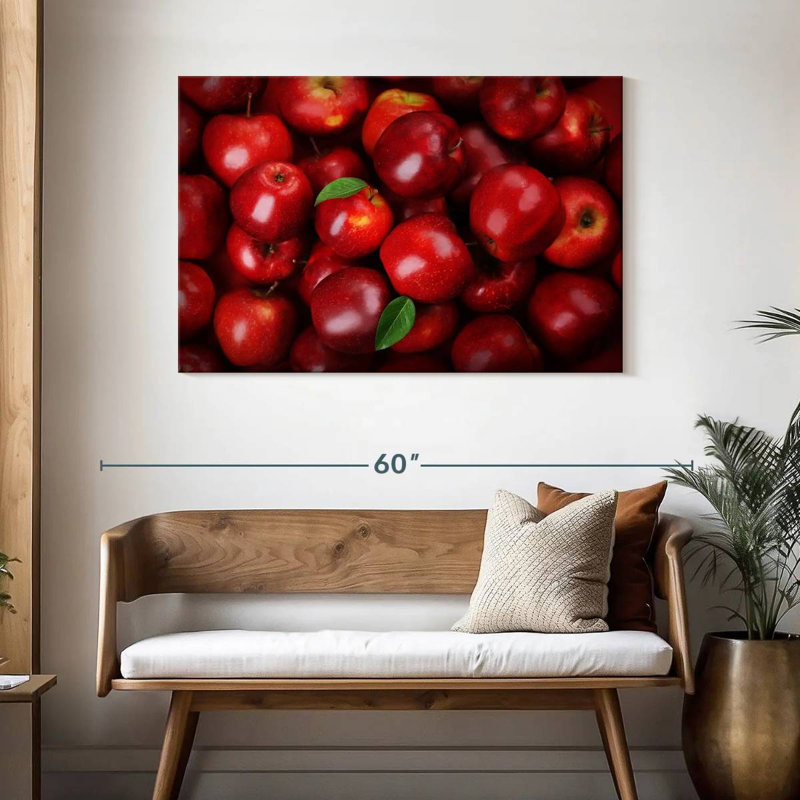 Pommes rouges fraîches Yarlin, H 30 po x l 45 po