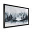 Forêt hivernale brumeuse grise et noire I - Tableau encadré-1764541585-1716693500