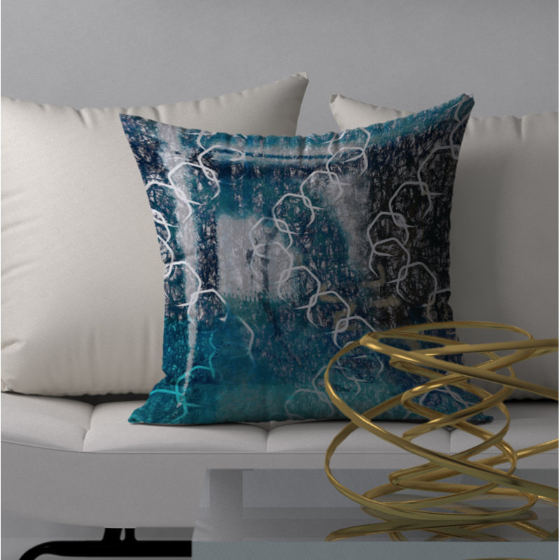 Housse de coussin décorative carrée fantastique à savoir-faire, 24 po x 24 po