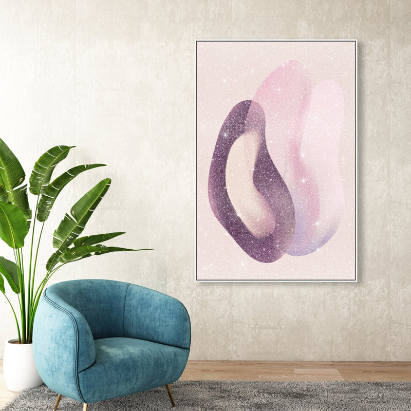 Soft Love Print by Oliver Gal, 25"H x 17"W, White Floater Frame