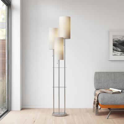 Lampe sur pied de table 68 po avec plateau Emelie