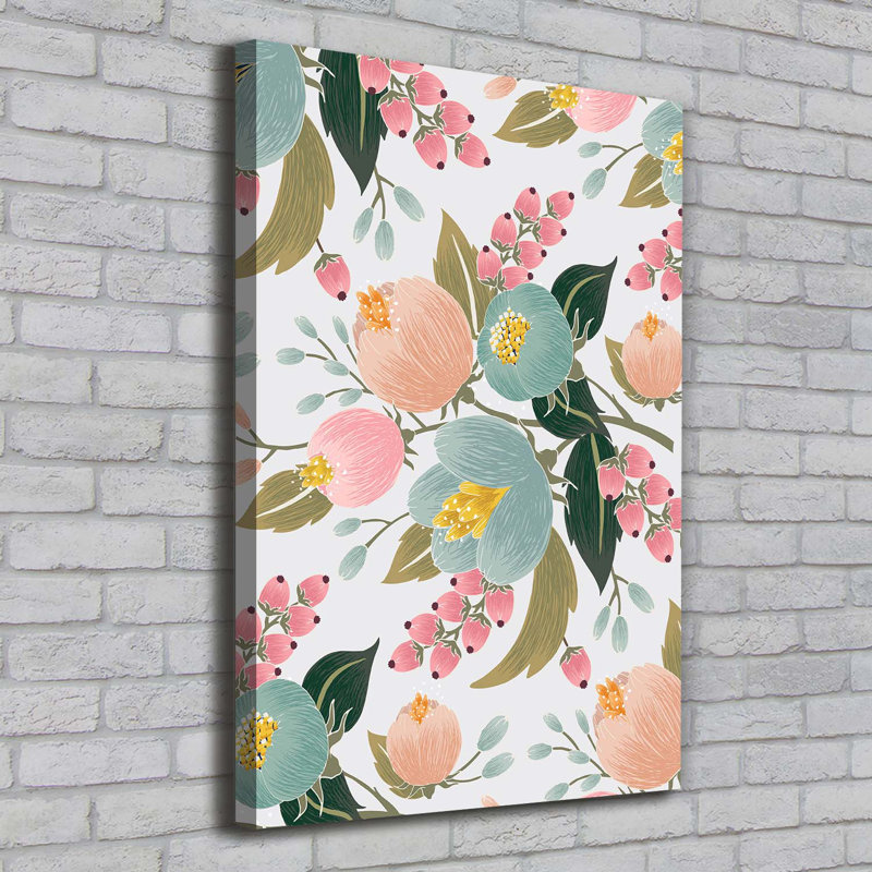 Spring Flowers - Wrapped Canvas Print
