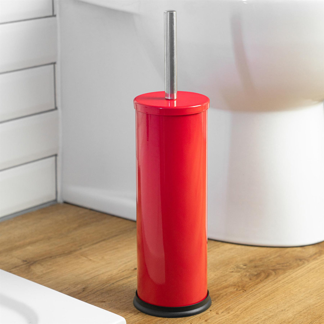 Harbour Housewares Round Toilet Brushes with Holder