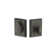 Bronze Rustic Modern Rectangular With Flap Single Cylinder Deadbolt Medium Bronze Finish