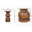 Marble Top Bulla Side Table