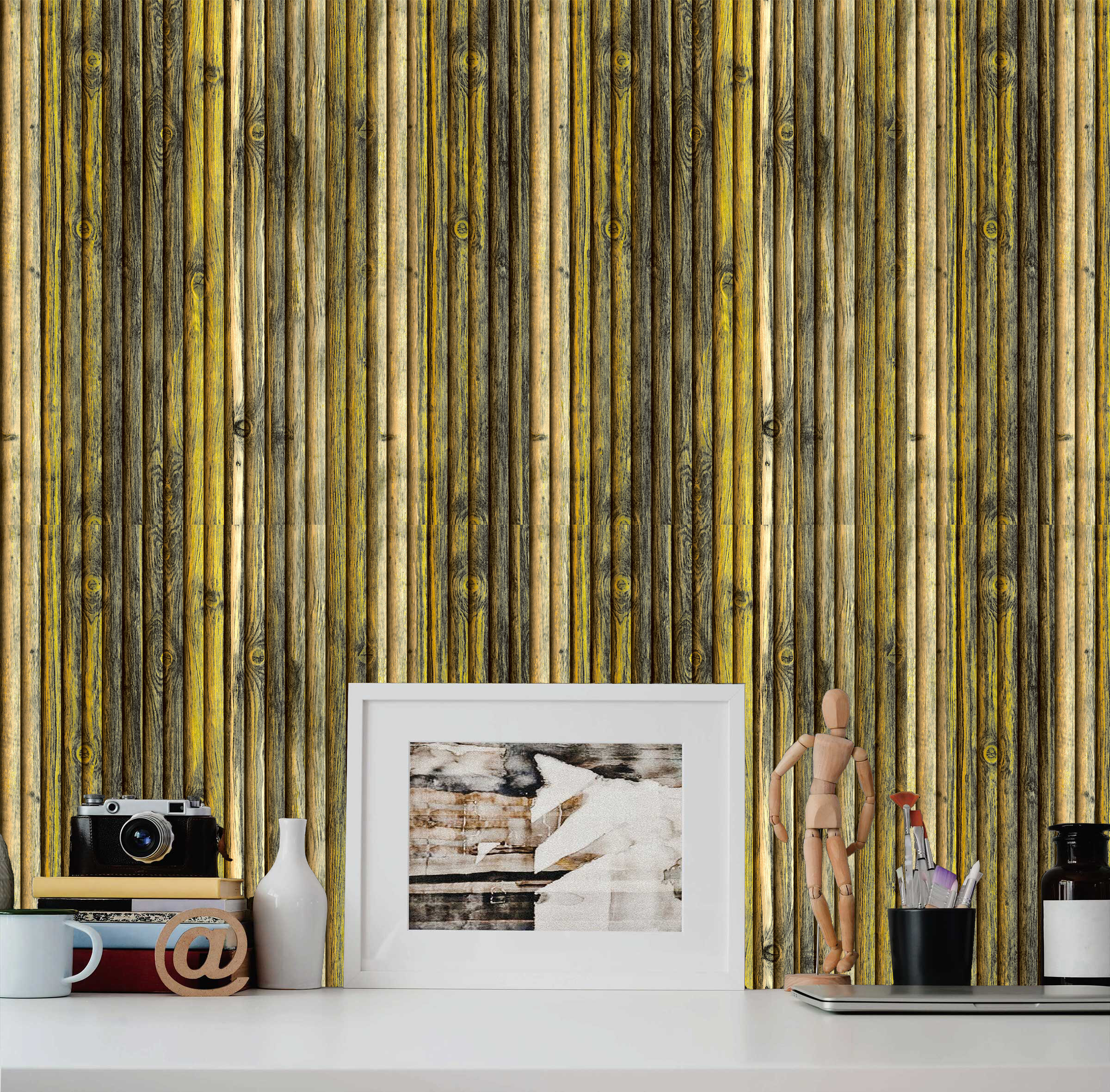 Porpora Panneau mural 5,75 x 94 en bois de grange et Commentaires -  Wayfair Canada