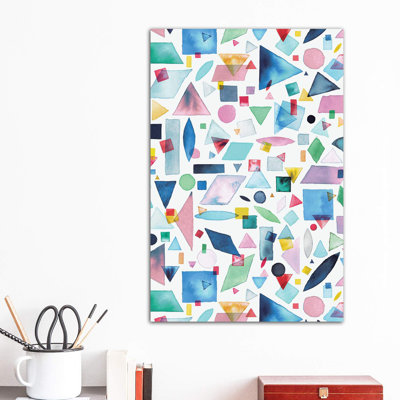 " Geometric Pieces Multi " by Ninola Design