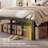 Jabril Bed Frame with Upholstered Headboard, Metal Platform Bed Frame with Power Outlets and LED Lights-1391206632-1405412700