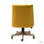 Chaise de travail inclinable de 38,5 po Vail avec base en bois massif et capitonnage à boutons Vail-370670441