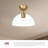 Casoria Glass Semi Flush Mount-66310498