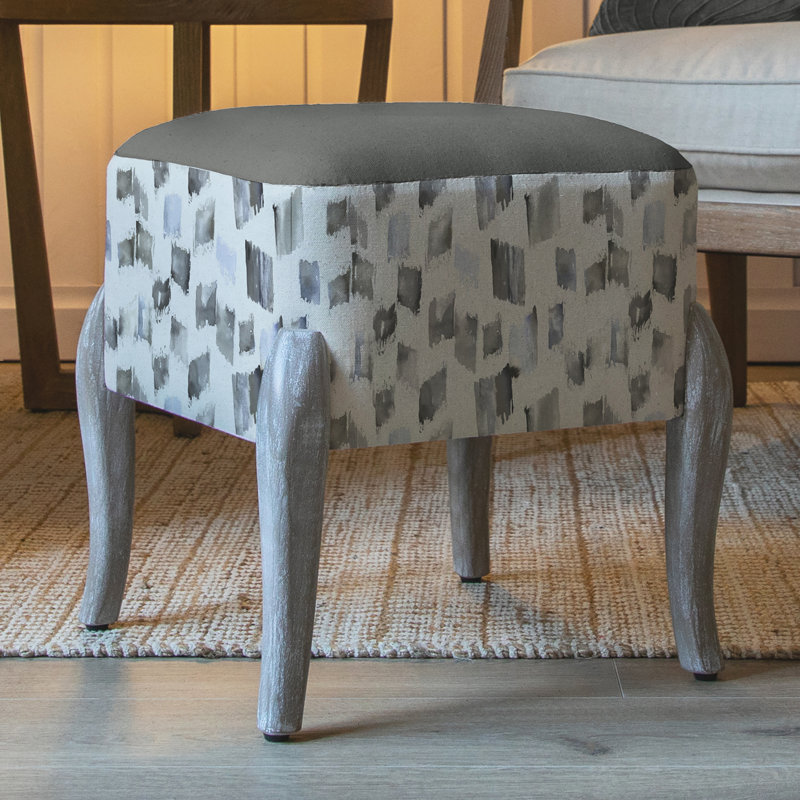 Solid + Manufactured Wood Accent Stool