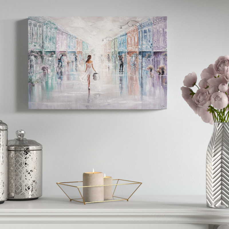 Architectural Gems, Singapore Shophouses by Isabella Karolewicz - Wrapped Canvas Print, 25 cm H x 38 cm W