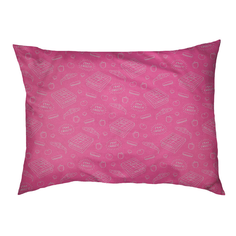 Coussin de conception de lit pour chat arc-en-ciel Campion, l 42,5 po x L 32,5 po, Rose