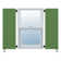 Atlantic Classic 40/60 Offset Panel, Raised Panel Shutter Pair