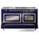 ILVE Nostalgie II Noblesse 60 in Dual Fuel Range 7 Burner, Griddle, Frenchtop