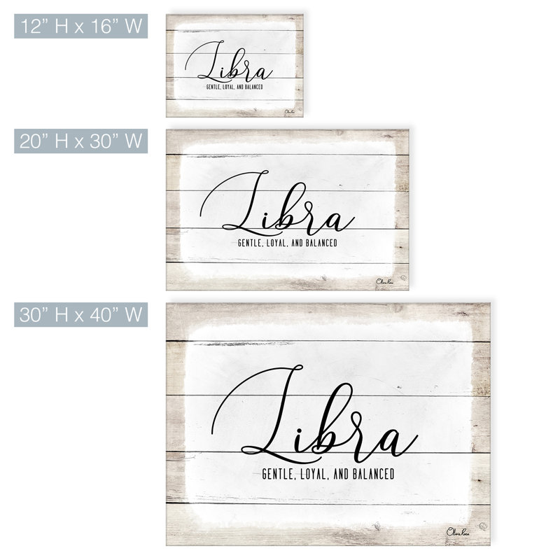 " Libra " by Olivia Rose, 30" H x 40" W x 1.5" D