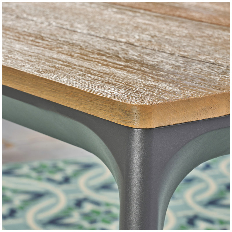 WESTCOTT DINING TABLE WITH WOOD TOP