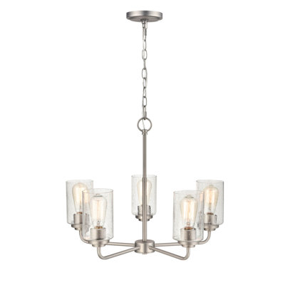 Lustre linéaire moderne unique à 5 lumières Moven