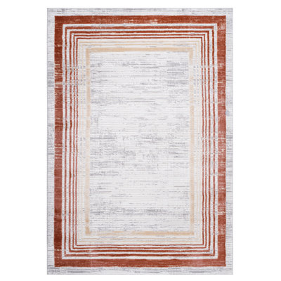 Collection Bordered Non-Shedding Living Room Bedroom Dining Home Office Stylish And Stain Resistant Area Rug