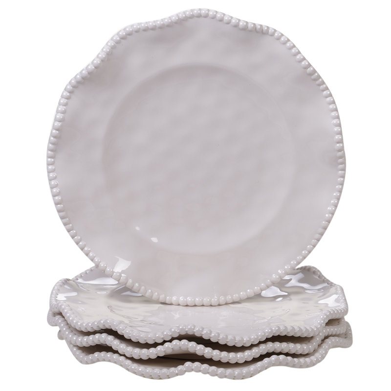 Assiette à salade en mélamine Certified International, Crème