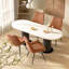 Modern Dining Chairs 54.8*46.9*83.2cm Tech Fabric Upholstery with Stylish Design Sofa-Level Cushioning Pet-Friendly Durable Scratch Resistant for Kitchen Dining Room or Home Office-1026893715-1022161979