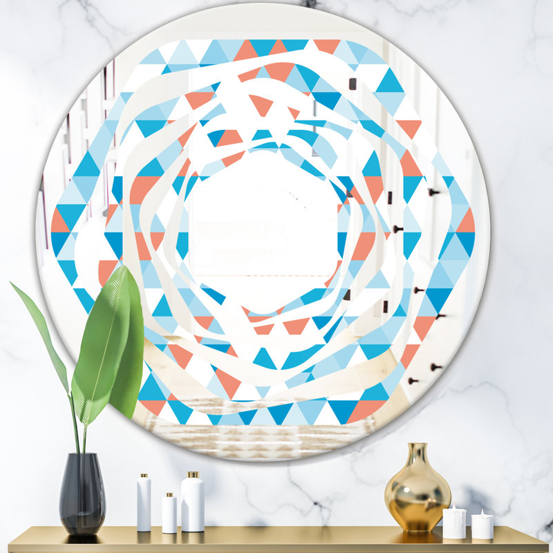 Miroir mural Triangle, H 23,6 po x l 23,6 po