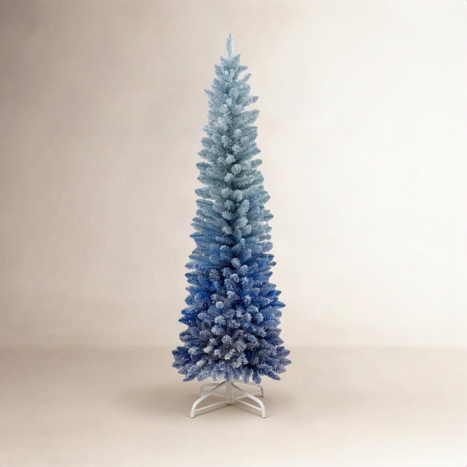 Blue Frosted 7' Christmas Tree, 6'