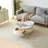 Loeta Round Coffee Table with 2 Drawers