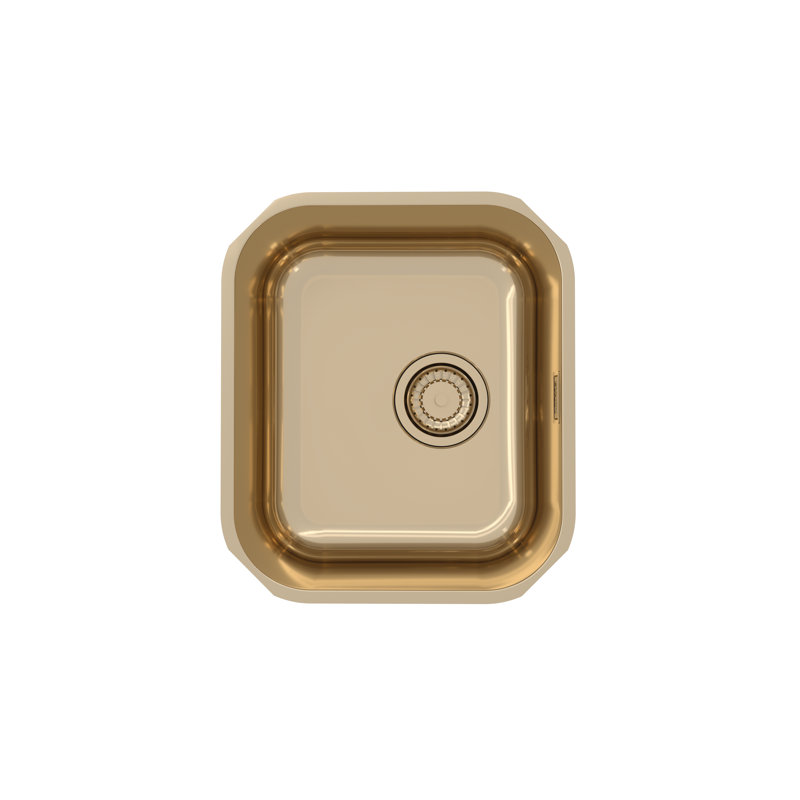 Belfry Kitchen Bergh 368mm W Single Bowl Inox Monarch Kitchen Sink 0, Bronze