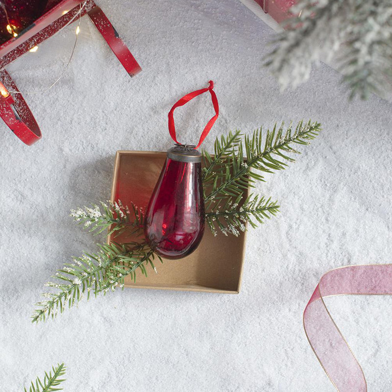 Ornement en forme de goutte Luster Tear Drop