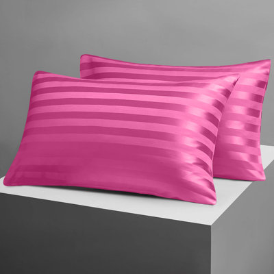 Luxury Stripe Standard Pillowcase - Set of 2