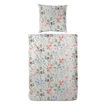 Cinelli Cotton Floral Duvet Cover Set with Pillow Shams Included