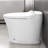 Smart Toilet With Adjustable Temp Heated Seat & Ceramic Body Bathroom Powerful Flushing
