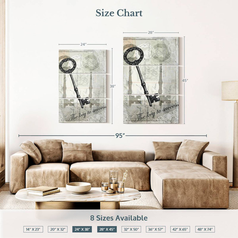 Tergel Key I, 38" H x 24" W
