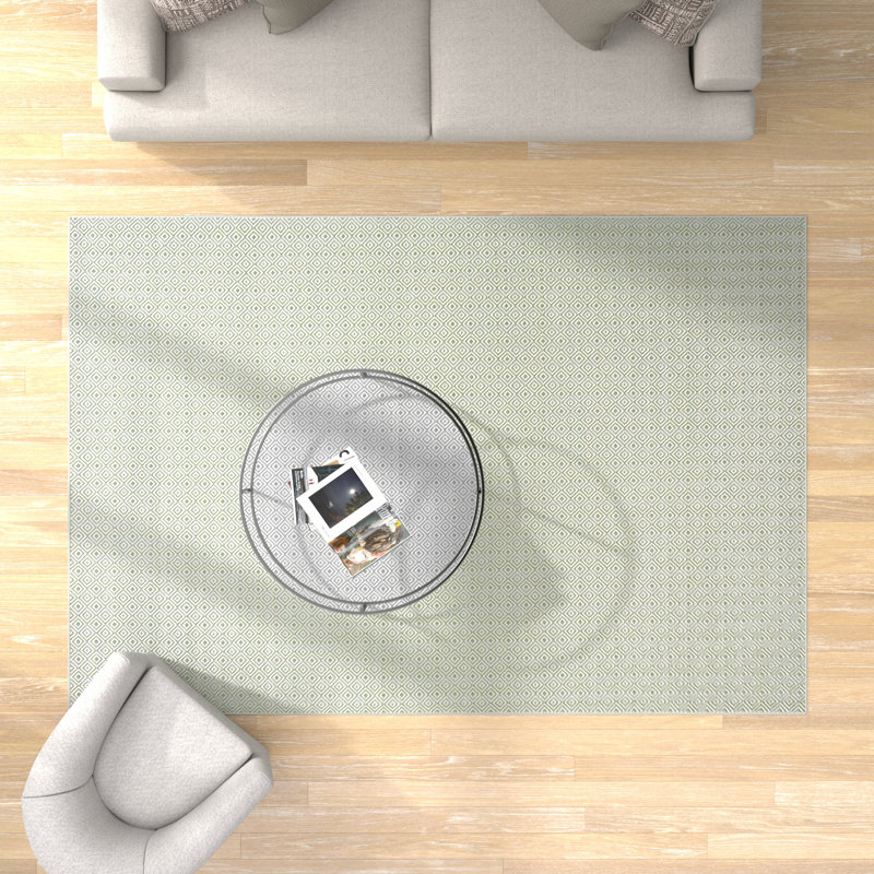 Tapis intérieur / extérieur vert Windgap 230, Rectangle 5 pi 1 po x 7 pi 6 po
