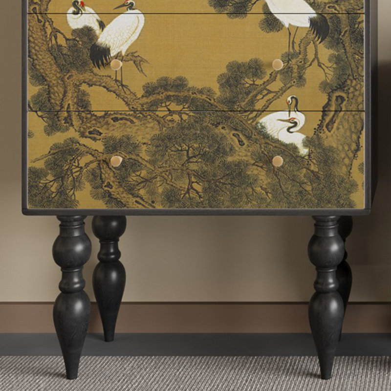 Armoire de rangement rétro de style chinois
