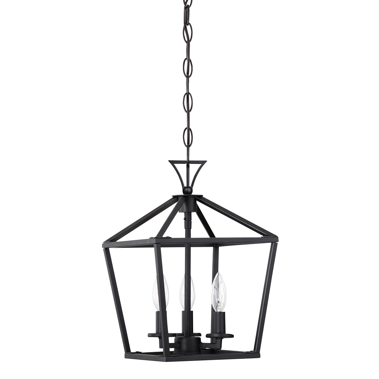 Birch Lane™ Hastings 3-Light Lantern Geometric Chandelier & Reviews | Birch Lane
