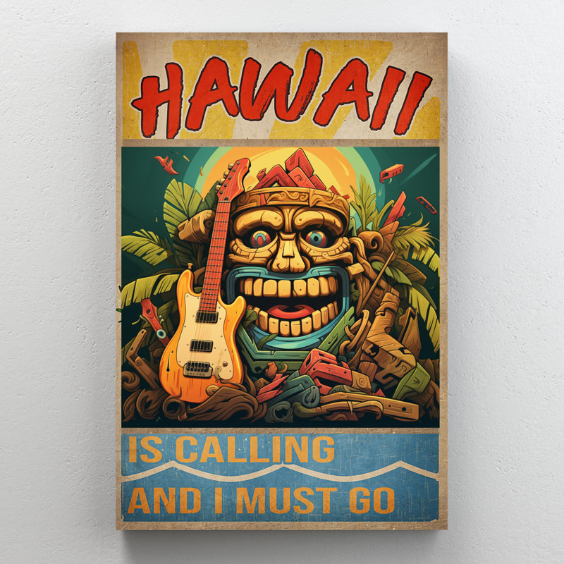Hawaii Is Calling And I Must Go, H 14 po x l 11 po x P 1,25 po