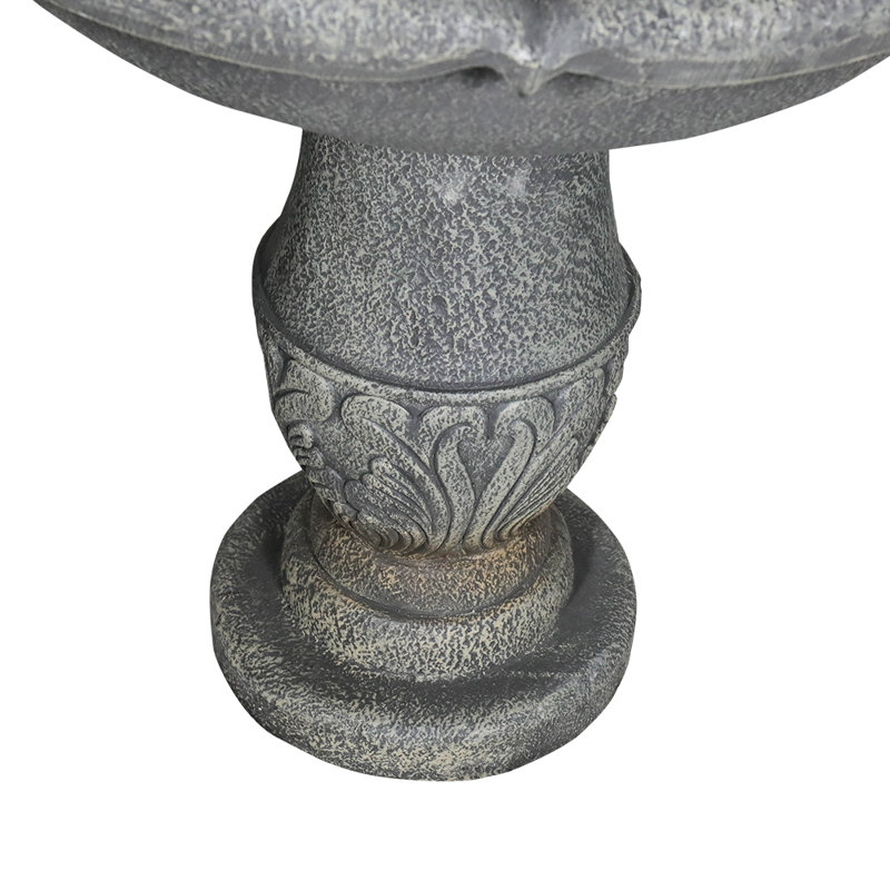 Fontaine de jardin extérieure à deux niveaux 48,4 "H