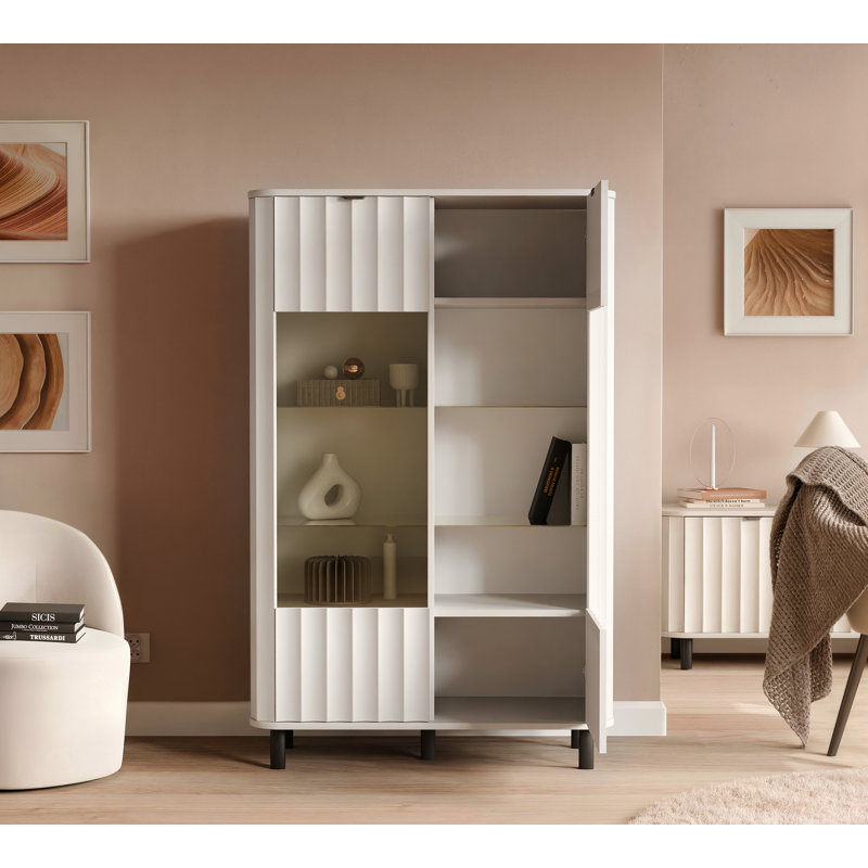 Rectangle Accent Cabinet, White
