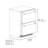 ZLINE Autograph Edition 24 in. Touchstone 168 Can Outdoor-Rated Dual Refrigerator Drawer with Doors and Handles-107106023