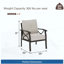 Ensemble de 2 fauteuils en métal toutes saisons, structure avec coussins-140563164-140563165