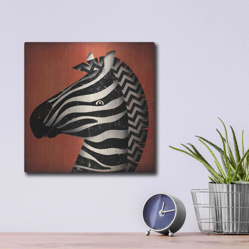 «Zebra Wow» par Ryan Fowler, H 12 po x l 12 po