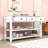 Exton Mid-Century Console Table with Storage Drawers and Open Shelves-325628263